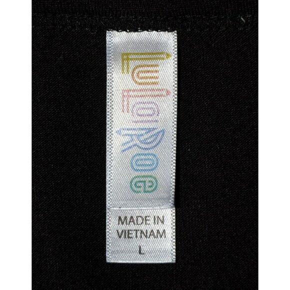 LulaRoe Ladies Black Pullover HI-Low Thin Knit Shirt Top Size L Tunic Casual - Picture 6 of 8